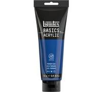 Liquitex Peinture acrylique Basics tube 250 ml – Qualité archive, satinée – Bleu primaire