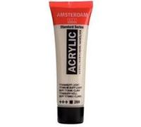 Amsterdam Tube de peinture acrylique Standard Series - 20 ml - Titane Buffane clair - Opaque, de haute qualité, durable, résistant à la lumière, sans odeur, polyvalent pour les artistes