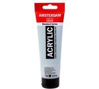 Amsterdam Standard Series Acrylic Paint Bluish Gris Light 750 - Tube de 120ml, opaque, haute résistance à la lumière, finition lisse et satinée, durable et flexible, polyvalent pour diverses surfaces.