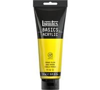 Peinture Acrylique en tube jaune primaire 250ml - Liquitex Basics Jaune