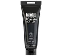 Liquitex – Peinture acrylique en tube Basics – monopigmentée, satinée – Noir d'Ivoire 250 ml