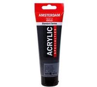 Peinture Acrylique en tube - Noir métallique - 850 - Amsterdam - 120ml Noir