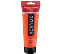 Peinture Acrylique en tube - Orange reflex - 257 - Amsterdam - 250ml G