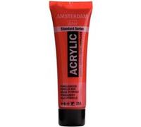 Peinture Acrylique en tube rouge de pyrrole 20ml - Amsterdam G