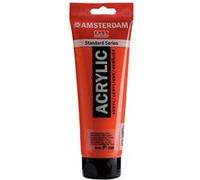 COLORE ACRILICO 398 ROSSO NAFTOLO CHIARO AMSTERDAM "ACRYLIC" TUBO DA 250ML