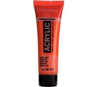 Peinture acrylique en tube - Vermillon - 311 - Amsterdam - 20ml