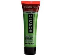 Amsterdam Tube de peinture acrylique Standard Series - Vert brillant 605-20 ml - Pigments de haute qualité résistants à la lumière