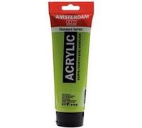 COLORE ACRILICO 617 VERDE GIALLASTRO AMSTERDAM "ACRYLIC" TUBO DA 250ML