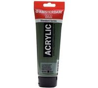 COLORE ACRILICO 622 VERDE OLIVA SCURO AMSTERDAM "ACRYLIC" TUBO DA 250ML