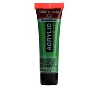 Peinture Acrylique En Tube - Vert Permanent Clair - 618 - Amsterdam - 20ml