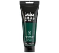 Liquitex Peinture acrylique Basics 88700226 – Monopigmentée, Satinée – Vert Phtalocyanine 250 ml