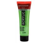 Peinture Acrylique En Tube - Vert Reflex - 672 - Amsterdam - 20ml
