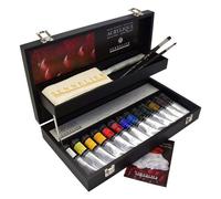 Sennelier Kit de peinture acrylique extrafine dans un coffret en bois