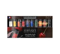 Peinture acrylique -Extra fine - Sennelier - Heavy body - Haute viscosité - 10 tubes de 21ml