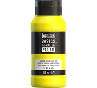Peinture acrylique - Fluide - Jaune cadmium clair - 159 - Liquitex - Basics Acrylic fluid - 118ml Jaune