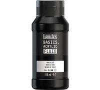 Liquitex Peinture acrylique Basics Fluid 8870417 fluide séchage rapide 118 ml Noir de Mars