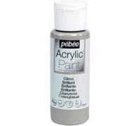 Peinture acrylique - Gris ardoise - Brillant - Fluide - Tous supports - Loisirs créatifs - Pébéo - 59ml Gris