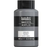 Peinture acrylique - Gris neutre 5 - 599 - Liquitex Basics acrylic - Pot 400ml Gris