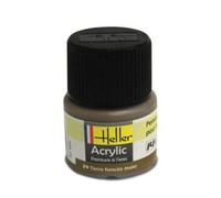 Peinture acrylique HELLER - 29 Terre foncée mate - Contenance 12 ml - A partir de 15 ans