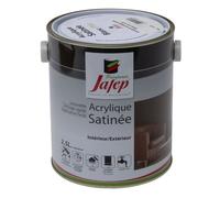Peinture acrylique - JAFEP - Satin White Pro - Satiné - Blanc - 2,5 L