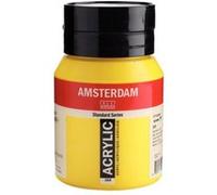 Royal Talens Amsterdam – Pot de peinture acrylique Standard Series 500 ml Jaune Azo Clair 268