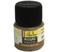 Heller Peinture acrylique 9093 Jaune désert mat Contenance 12 ml