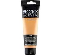 Peinture acrylique - Jaune orange nacré - 765 - BLOCKX Artist - Qualité beaux-arts - Tube 120ml