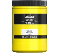 Liquitex Peinture acrylique Basics 410 Jaune primaire Pot 946 ml