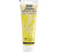 Peinture acrylique - Jaune primaire - 48 - Pébéo Studio - Tube de 250 ml