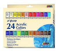 Peinture Acrylique - KREUL - C.KREUL 28253 - 24 Tubes de 12 ml - Finition Brillante - Sèche Rapidement