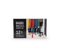 Peinture acrylique - Liquitex - Basics Acrylic - Coffret 12 tubes de 22ml - Assortiment