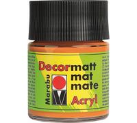 Peinture acrylique Marabu "Decormatt" orange 50 ml en pot