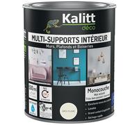 Peinture acrylique mat - multi-supports - 0.5 L - gris plume