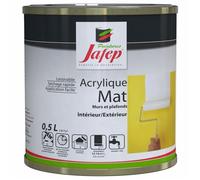 Peinture acrylique mate jaune canari Jafep 0,5L