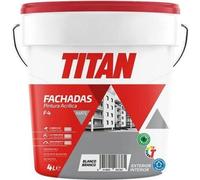 Peinture acrylique mate pour façades f-4 blanc 4l titane 125670004