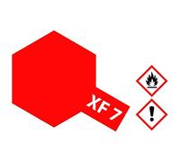 Peinture acrylique mate Tamiya rouge XF7