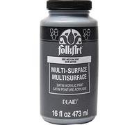 Peinture acrylique multi-surfaces Folkart - Couleurs assorties 16 oz. Gris moyen