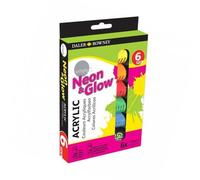 Peinture Acrylique Neon Et Glow Simply 6 X 12 Ml