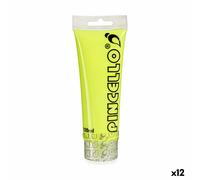 Peinture acrylique Néon jaune 120 ml (12 pièces)