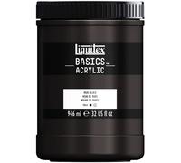 Liquitex Peinture acrylique Basics - Pot 946 ml - Noir de Mars