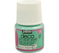 Peinture acrylique opaque brillante - Aqua - 45 ml