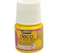Peinture acrylique opaque brillante - noir profond - 45 ml