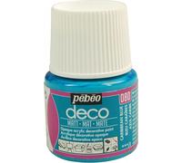 Pébéo 204080 Déco Acrylique Mat 1 Flacon Bleu Caraïbe 45 ml