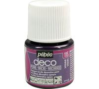 Peinture acrylique opaque perlée - Violet - 45 ml