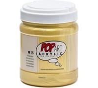 Peinture acrylique - Or - Mate-satinée - Pot 700ml - Pébéo Pop Art
