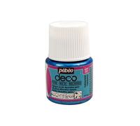 Peinture acrylique - PEBEO - Déco Nacré - 45 ml - Bleu Turquoise - Finition brillante