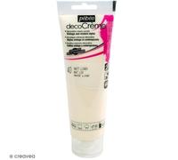 Pébéo Peinture acrylique Texture Crème – Finition mate – 120 ml – Lin