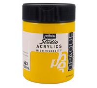 Peinture Acrylique - PEBEO - Jaune Cadmium Moyen - 500 ml - Séchage rapide - Pour toutes surfaces