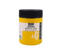 Peinture Acrylique - PEBEO - Jaune Cadmium Moyen - 500 ml - Séchage rapide - Pour toutes surfaces