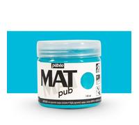 [256013] Pébéo Pot 140ml Peinture Acrylique MAT pub BLEU TURQ